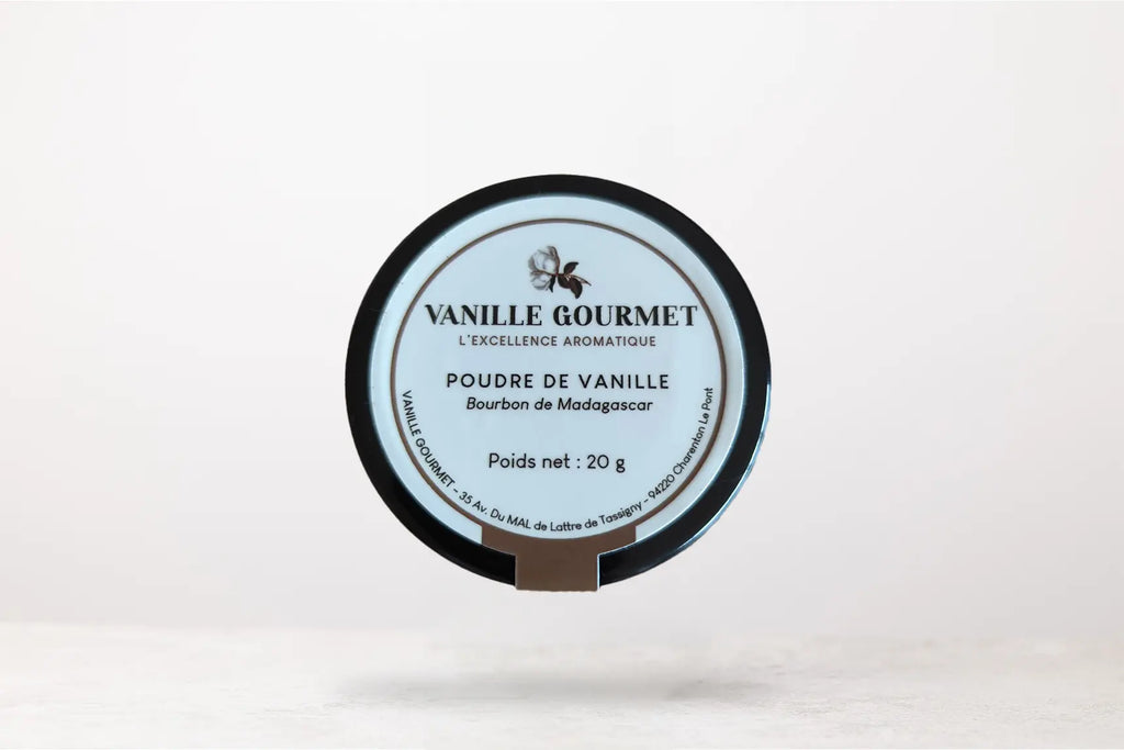 Poudre de Vanille Bourbon pure de Madagascar – Pot en verre 20 g